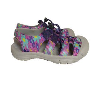 Keen Youth Purple Floral Newport H2 Sandals Size 2/34